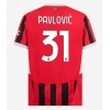 AC Milan Strahinja Pavlovic #31 Heimtrikot 2024-25 Kurzarm